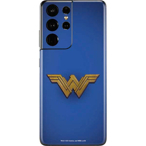 DC Comics Wonder Woman Movie Emblem Galaxy S21 Ultra 5G Skin
